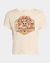 Mother The Itty Bitty Ringer Athletic Club T-shirt In Athletic Club