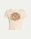 Mother The Itty Bitty Ringer Athletic Club T-shirt In Athletic Club