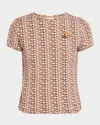 Mother The Itty Bitty Ringer Check It Cowboy T-shirt In Check It Cowboy
