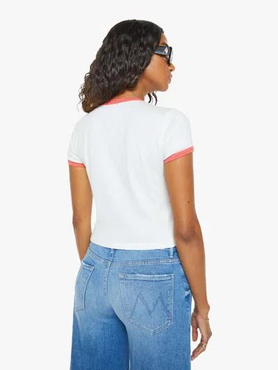 Mother The Itty Bitty Ringer Tee In White