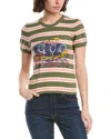 Mother The Itty Bitty Scoop T-shirt In Green