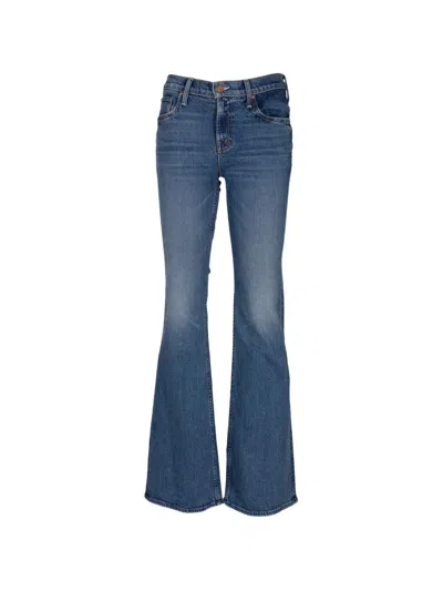 Mother The Jinx Heel Denim Jeans In Blue