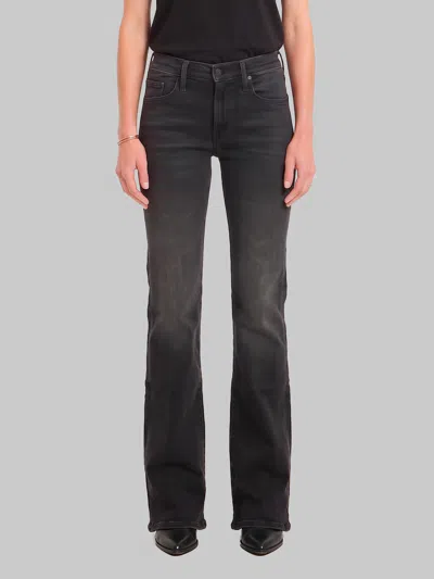 Mother The Jinx Heel Bootcut Jeans In Black