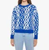 Mother The Jumper Face To Face Shirt In Blue, Size Large