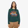 Mother Trucker Alpaca Blend Graphic Crewneck Sweater In Green