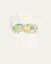 Mother The Keep On Rolling Pocket Tee In Flower Patch