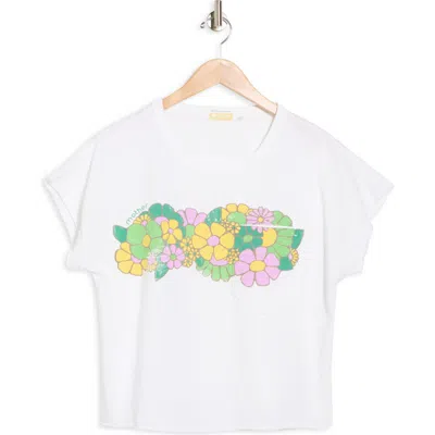 Mother The Keep On Rolling Pocket T-shirt In White