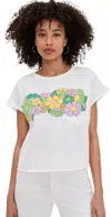 Mother The Keep On Rolling Pocket Tee In Flower Patch