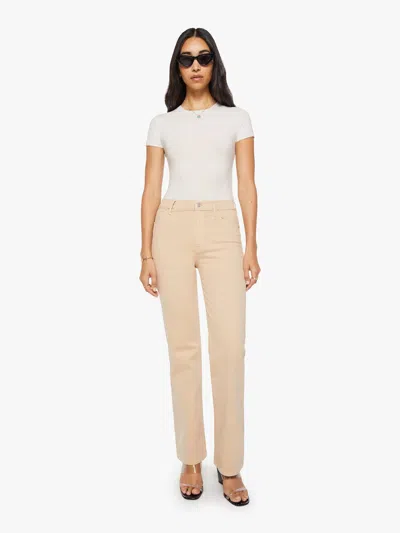 Mother The Kick It Almond Buff Pants In Brown