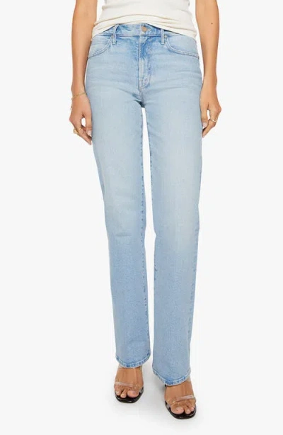 Mother The Kick It Bootcut Jeans In Blue