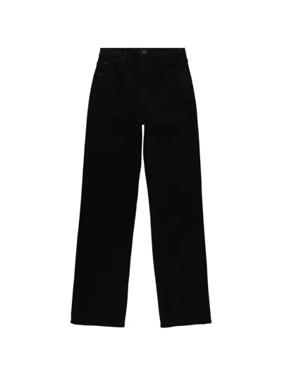 Mother The Kick It Denim Jeans In Black