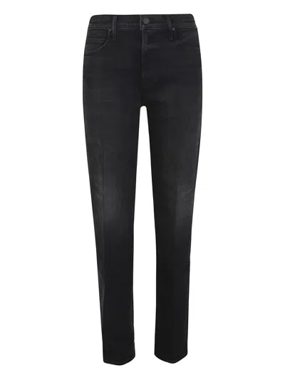 Mother The Kick It Denim Jeans In Black