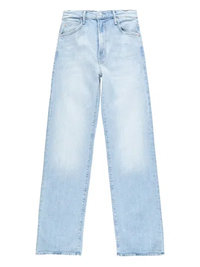 Mother The Kick It Denim Jeans In Blue