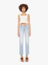 Mother The Kick It Go Long Jeans In Multi - Size 33 In Blue