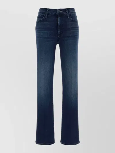 Mother The Kick It High Rise Flare Jeans In Blue