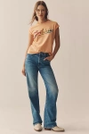Mother The Kick It High-rise Straight-leg Jeans In Blue