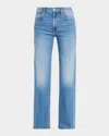 Mother The Kick It High Rise Bootcut Jeans In Fan Favorite In Blue