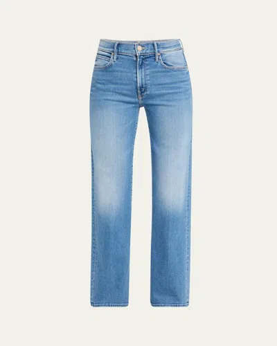 Mother The Kick It Jeans In Blue