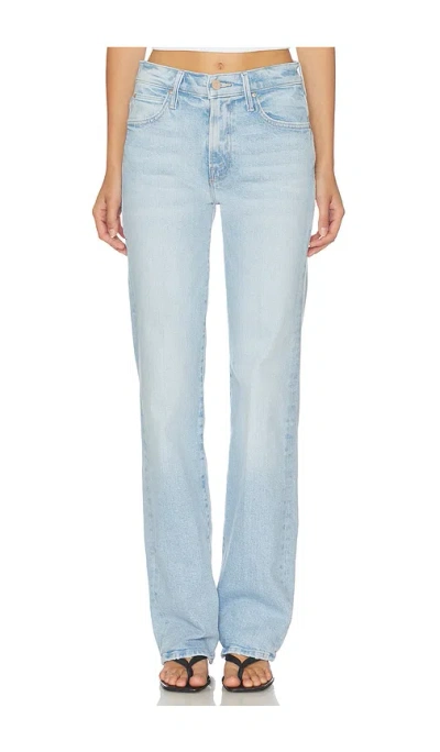 Mother The Kick It Jeans In Blue
