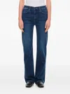 Mother Denim Trousers With Belt Loops In Blue