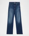 Mother The Kick It Jeans In Blue