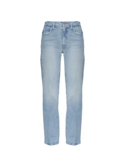 Mother The Kick It Jeans In Blue