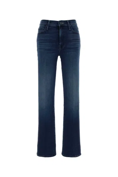 Mother The Kick It Jeans In Denim In Blue