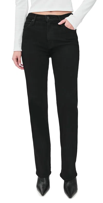 Mother The Kick It Jeans Nighty Night In Black