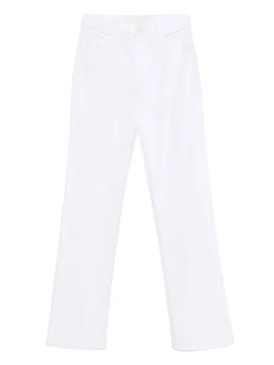 Mother `the Kick It` Jeans In White