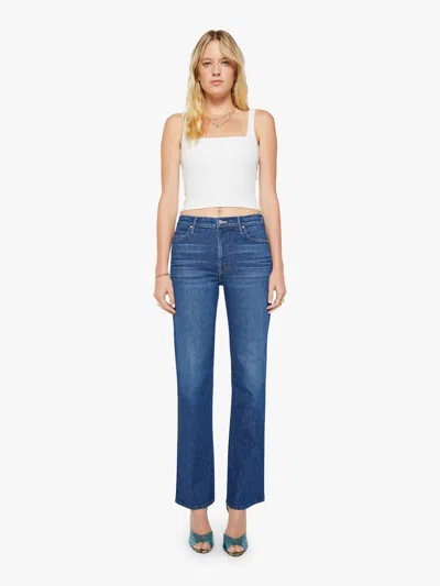 Mother The Kick It Made In Shade Jeans In Blue - Size 33