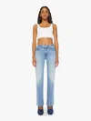 Mother The Kick It Wide-leg Jeans In Blue