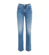 Mother The Kick It Straight Jeans In Blue