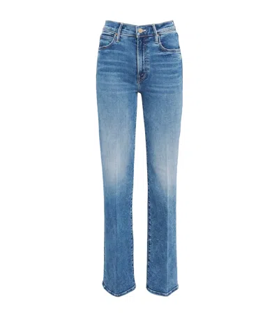Mother The Kick It Straight Jeans In Blue