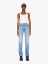 Mother Smarty Pants High-rise Slim-fit Jeans In Blue