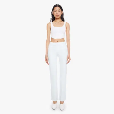 Mother The Kick It Totally Innocent Jeans In Gray