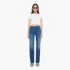 Mother The Kick It Troublemaker Jeans In White