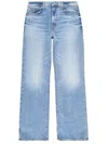Mother Mid Rise Maven Ankle Jeans In Toil And Trouble In Blue