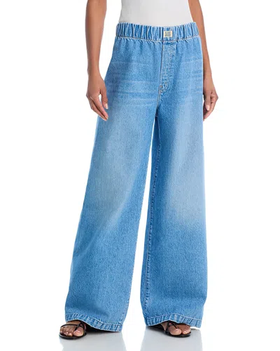 Mother The Kitchen Drawer Skimp High Rise Wide Leg Jeans In All You Can Eat