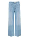 Mother Kitchen Drawer Skimp Jeans In All You Can Eat In Blue