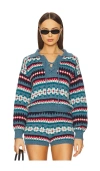 Mother The Lace Up Pull Jumper In Oh Really?