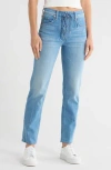 Mother The Lace-up Tomcat Hover Relaxed Straight Jeans In Multi