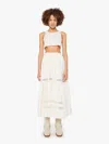 Mother The Laced Up Skirt Where Wildflowers Grow In Multi