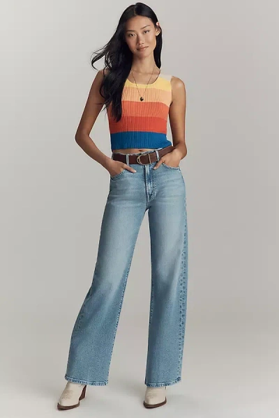 Mother The Lasso Sneak High-rise Wide-leg Jeans