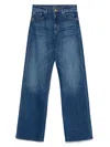 Mother The Mid Rise Denim Jeans In Blue