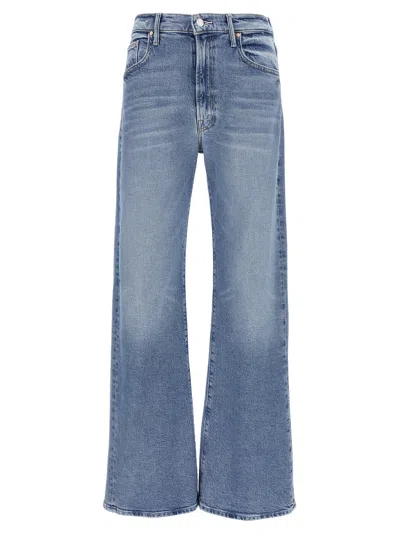 Mother 'the Lasso Sneak' Jeans In Blue