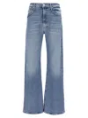 Mother The Tomcat Biker Superior Flared Jeans In Blue