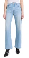 Mother The Lasso Sneak Jeans Ivy League Cowboy In Ivy League Cowboy