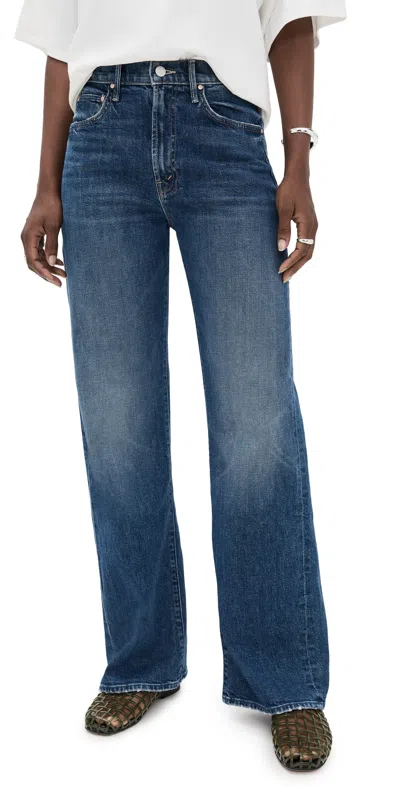 Mother The Lasso Sneak Jeans Punk Nouveau In Blue