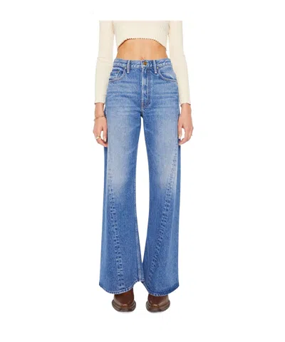 MOTHER THE LEMON TWIST SNEAK BUTTON-FLY JEANS