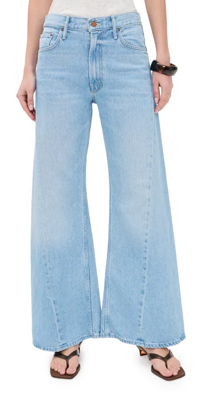 Mother The Lemon Twist Sneak Jeans Munchies In Blue